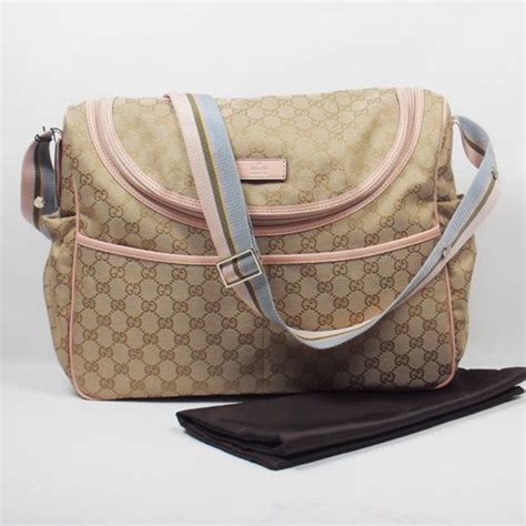 pre owned gucci diaper bag